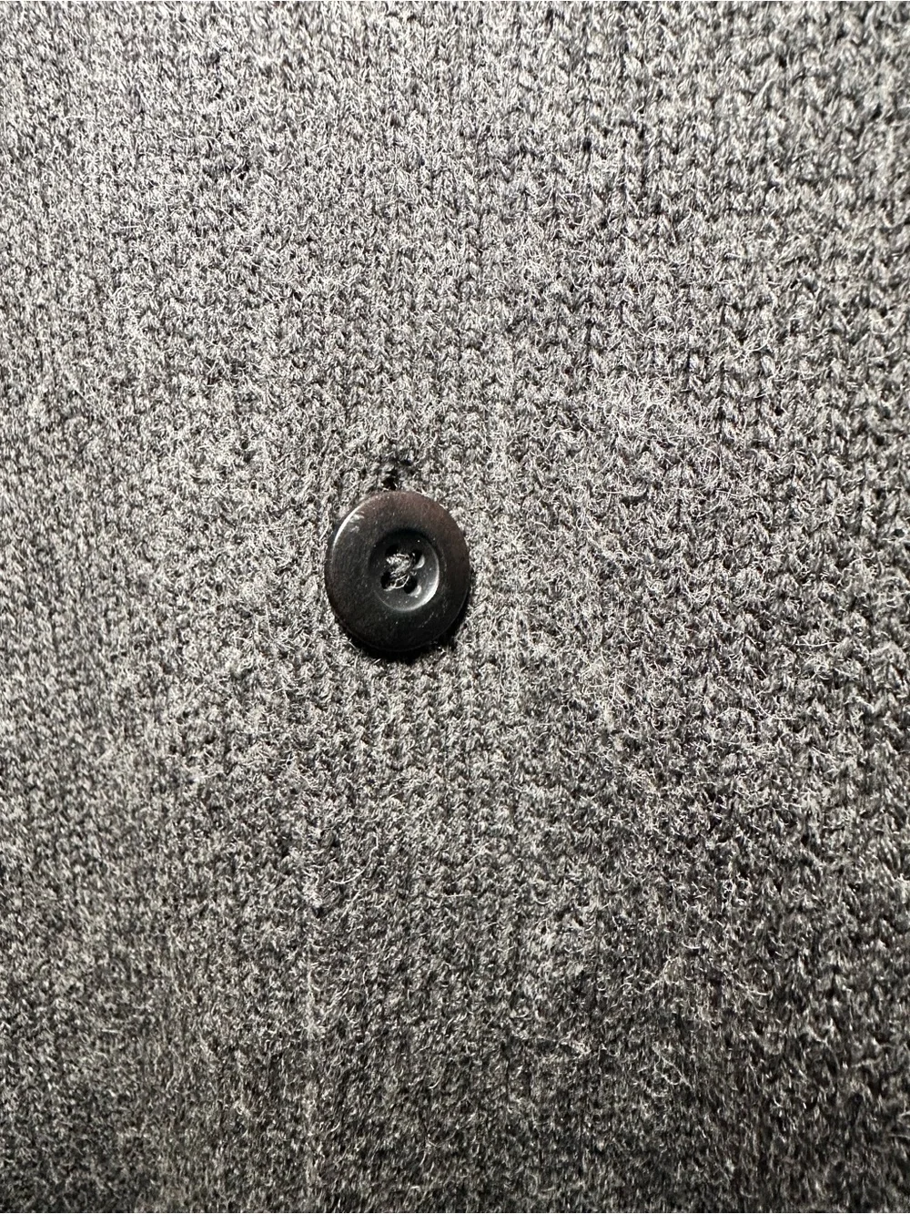 Levi's Men's Dark Gray V-Neck Button Cardigan